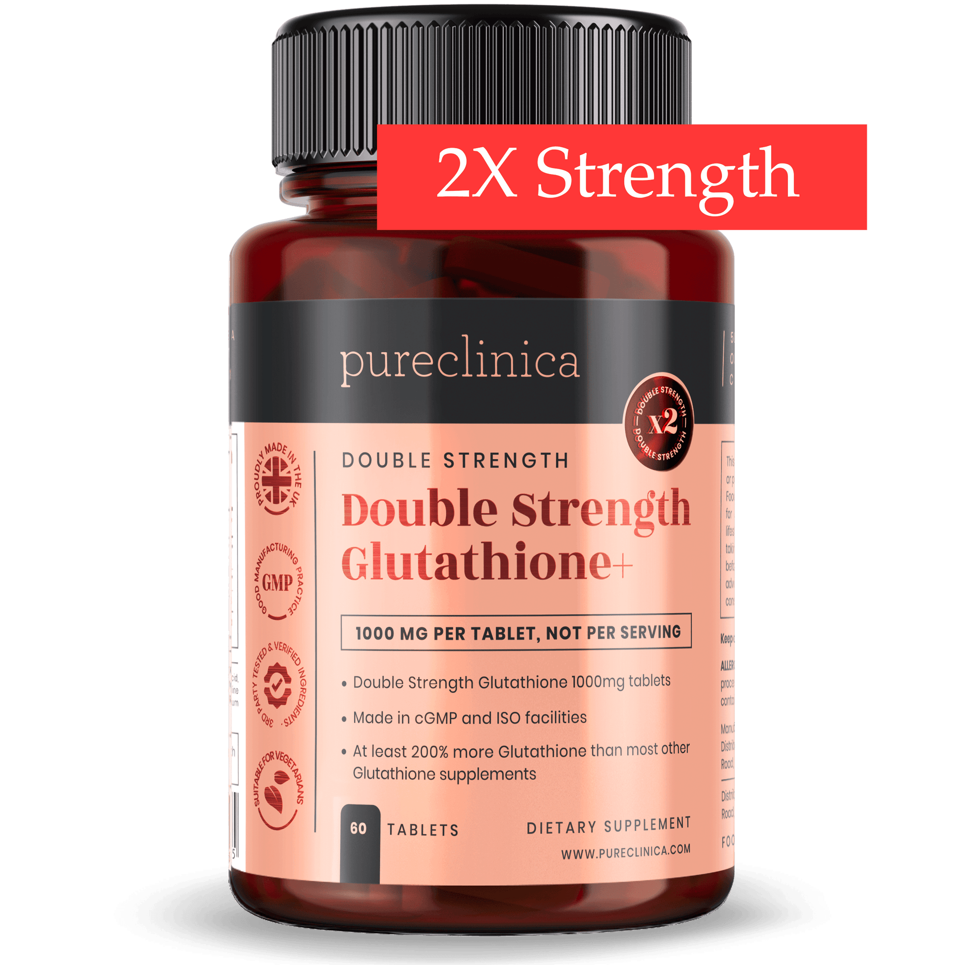 pureclinica double strength glutathione Double strength Glutathione